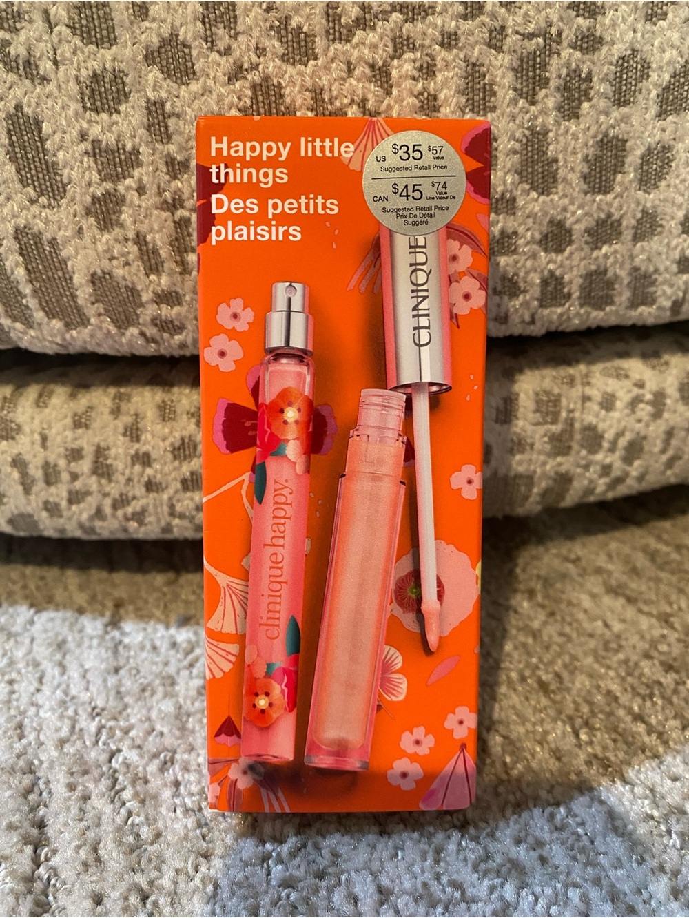 Clinique Happy Little Things Set — Orange & Pink